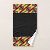 DRAPEAU GRENADA Écriture personnalisée NOIR (Serviette à main)