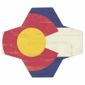 Drapeau Grunge du Colorado (Plat)