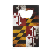 Drapeau grunge noir d'état du Maryland (Dos)