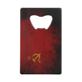 Drapeau grunge noir d'Union Soviétique (Dos)