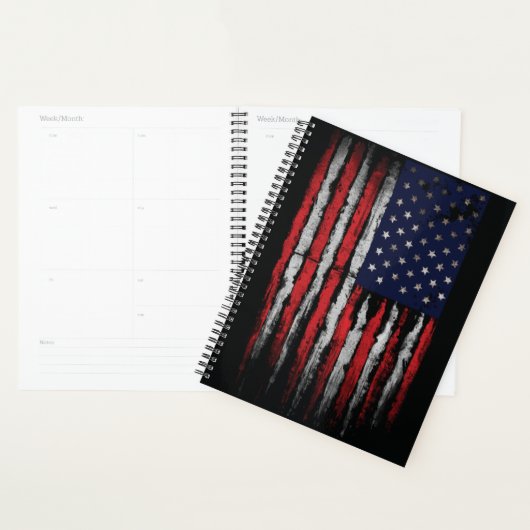 Drapeau Grunge U.S.A (Devant avec enveloppe)
