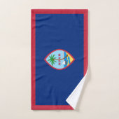Drapeau Guam (Serviette à main)