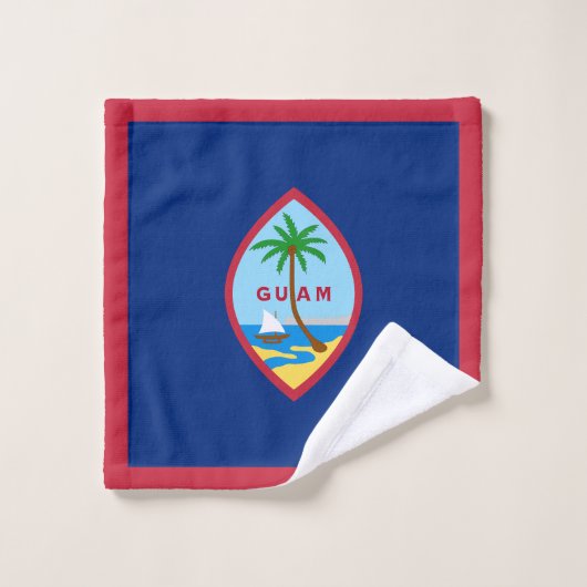 Drapeau Guam (Gant de toilette)