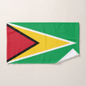 Drapeau Guyana (Serviette à main)