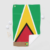 Drapeau Guyana & Guyana monogrammed / serviette de (En situation)