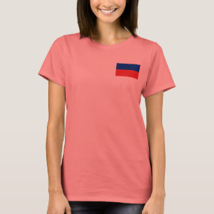 Drapeau haïtien et carte dk T-Shirt