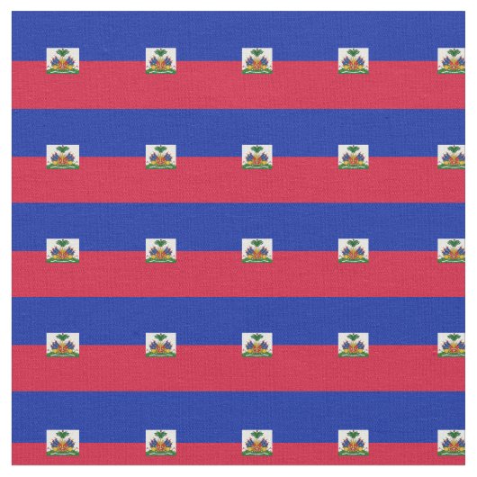 Drapeau haïtien & Haïti Tissu tendance /mode (Fermer)