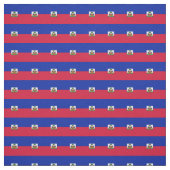 Drapeau haïtien & Haïti Tissu tendance /mode (Échantillon)