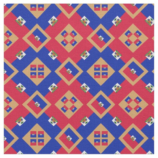 Drapeau haïtien & Tendance Haïti Tissu mode GLD (Fermer)