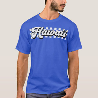 Drapeau Hawaii Hi À damiers Racing Hawaii TShirt 1
