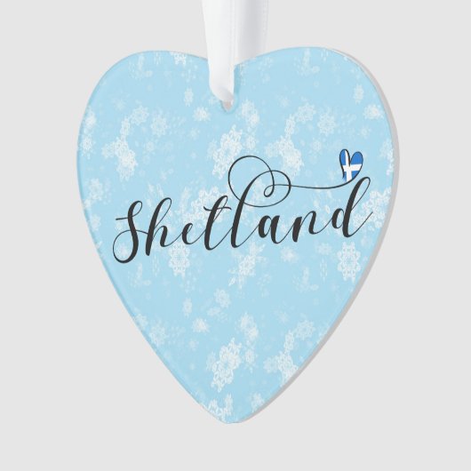 Drapeau Heart Shetland, Îles Shetland (devant)