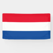 Drapeau hollandais de la bannière personnalisée Pa (Horizontal)