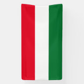 drapeau hongrois de Hongrie bannière personnalisée (Verticale)