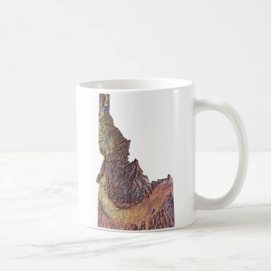 Drapeau Idahoan + Mug Carte (Droite)