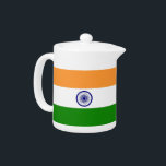 Drapeau indien<br><div class="desc">Servez vos brews préférées avec fierté en utilisant notre exquise théière avec le drapeau de l'Inde! Cette théière magnifiquement conçue est parfaite pour déguster le thé tout en célébrant votre admiration pour la culture indienne. Les couleurs vives du drapeau indien sont bien visibles, ce qui en fait un ajout unique...</div>