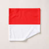 Drapeau Indonésie (Gant de toilette)
