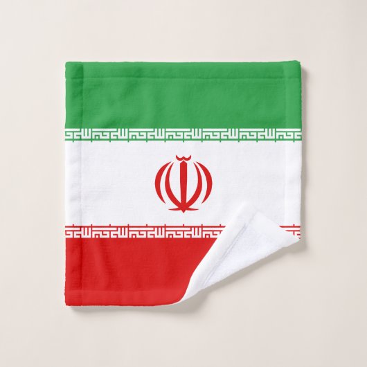 Drapeau Iran (Gant de toilette)