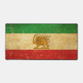 Drapeau Iran Lion et Sun Shah d'Iran (Recto)
