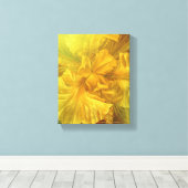 Drapeau iris intérieur beauté jaune art toile impr (Insitu (Plancher de Bois))