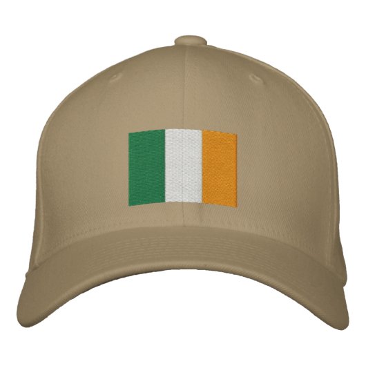 Drapeau irlandais Casquette brodé (Devant)