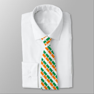 Drapeau irlandais coutume cravate motif irlandais