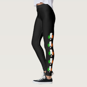 Drapeau irlandais Shamrocks Leggings