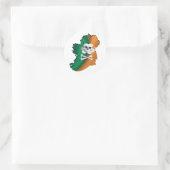 DRAPEAU IRLANDAIS. STICKER DE DRAPEAU DE PIRATE st (Sac)