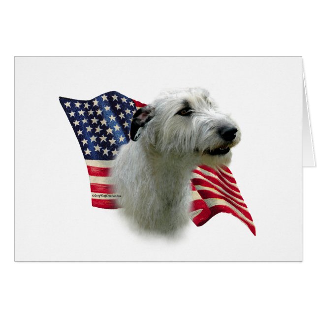 Drapeau irlandais Wolfhound (Devant horizontal)