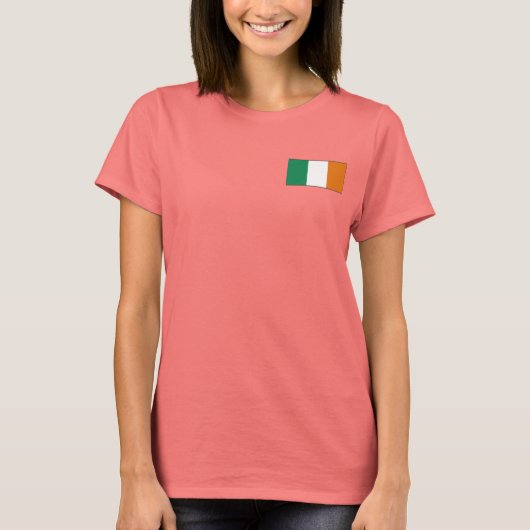 Drapeau Irlande + Carte T-shirt (Devant)