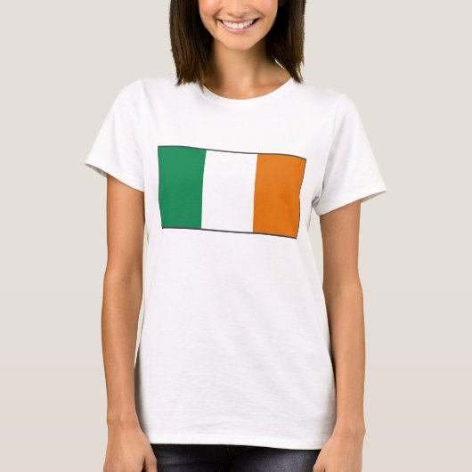 Drapeau Irlande x Carte T-shirt (Devant)