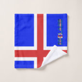 Drapeau islandais (Gant de toilette)