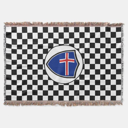 Drapeau islandais jeter une couverture (Devant)