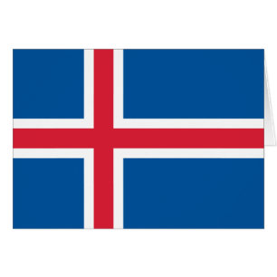 Drapeau islandais patriotique