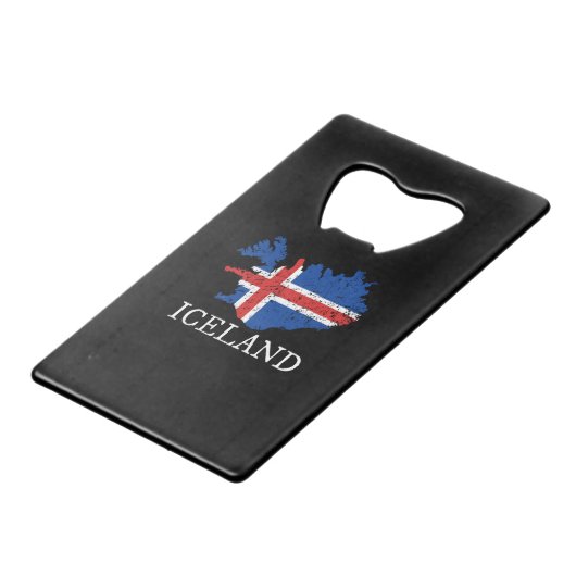 Drapeau Islande (Devant Angle)