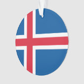 Drapeau Islande - ornement (devant)
