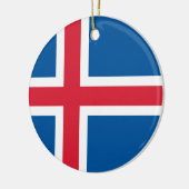 Drapeau Islande - ornement (Gauche)