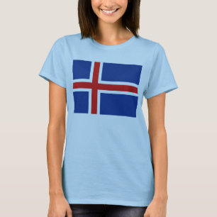 Drapeau Islande x Carte T-shirt