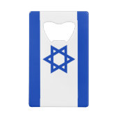 Drapeau Israël Carte de crédit Bottle Opener (Dos)