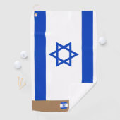Drapeau Israël & Israël monogrammed / serviette de (En situation)