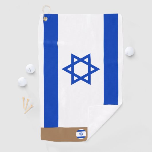 Drapeau Israël & Israël monogrammed / serviette de (En situation)