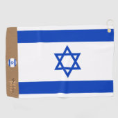 Drapeau Israël & Israël monogrammed / serviette de (Horizontal)