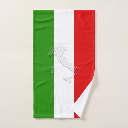 Drapeau italien (Serviette à main)