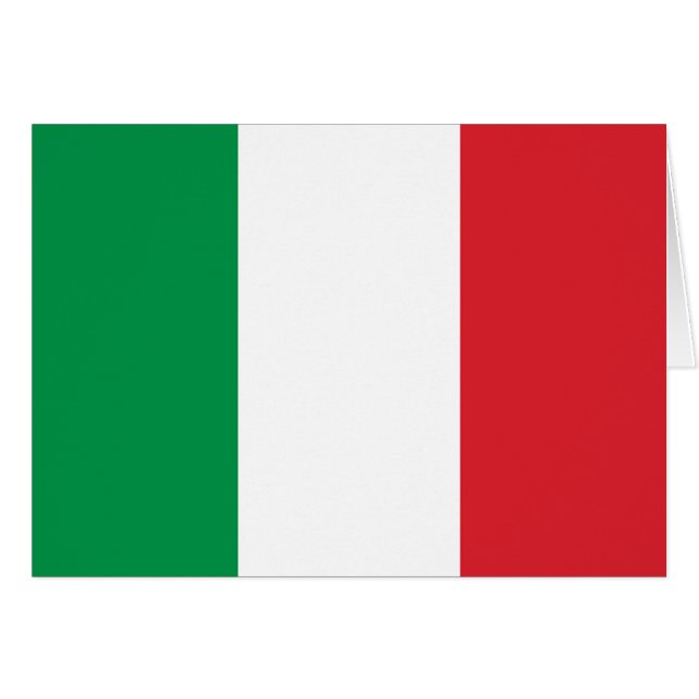 Drapeau italien (Devant horizontal)