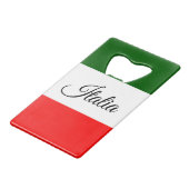 Drapeau italien (Dos Angle)