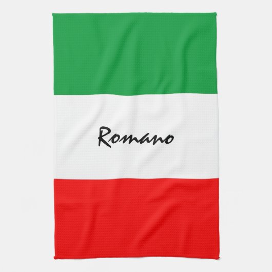 Drapeau italien-américain personnalisé Serviette d (Vertical)