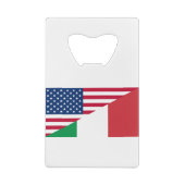 Drapeau italien American Pride US Italie (Dos)
