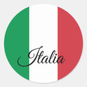 Drapeau italien autocollants patriotiques, Italie (Devant)