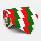 Drapeau italien carrelé Cravate (Roulé)