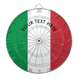 Drapeau italien de cible de coutume de l'Italie