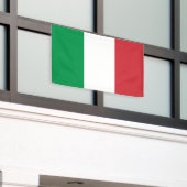 Drapeau italien de l'Italie bannière personnalisée (Bâtiment extérieur)